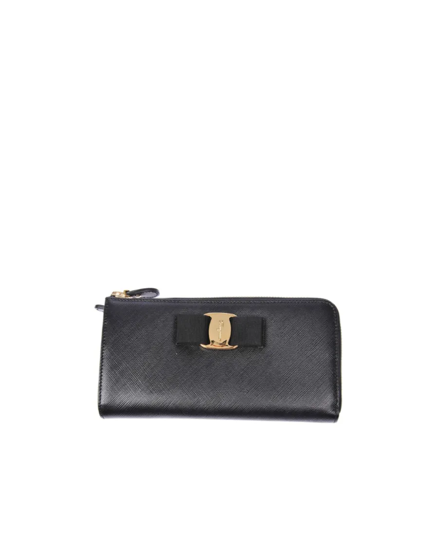 Bow Detail Logo Wallet