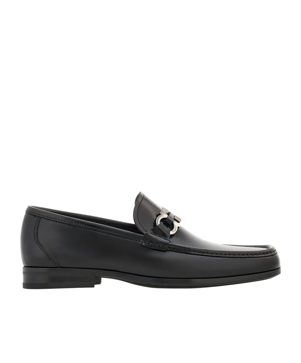 Gancini Horse Buckle Loafers