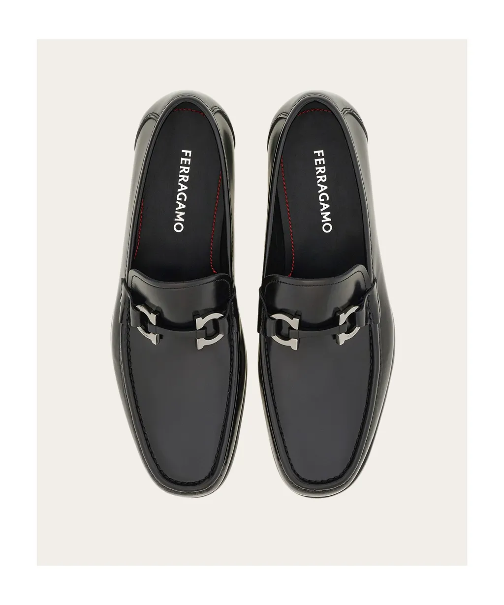 Gancini Horse Buckle Loafers