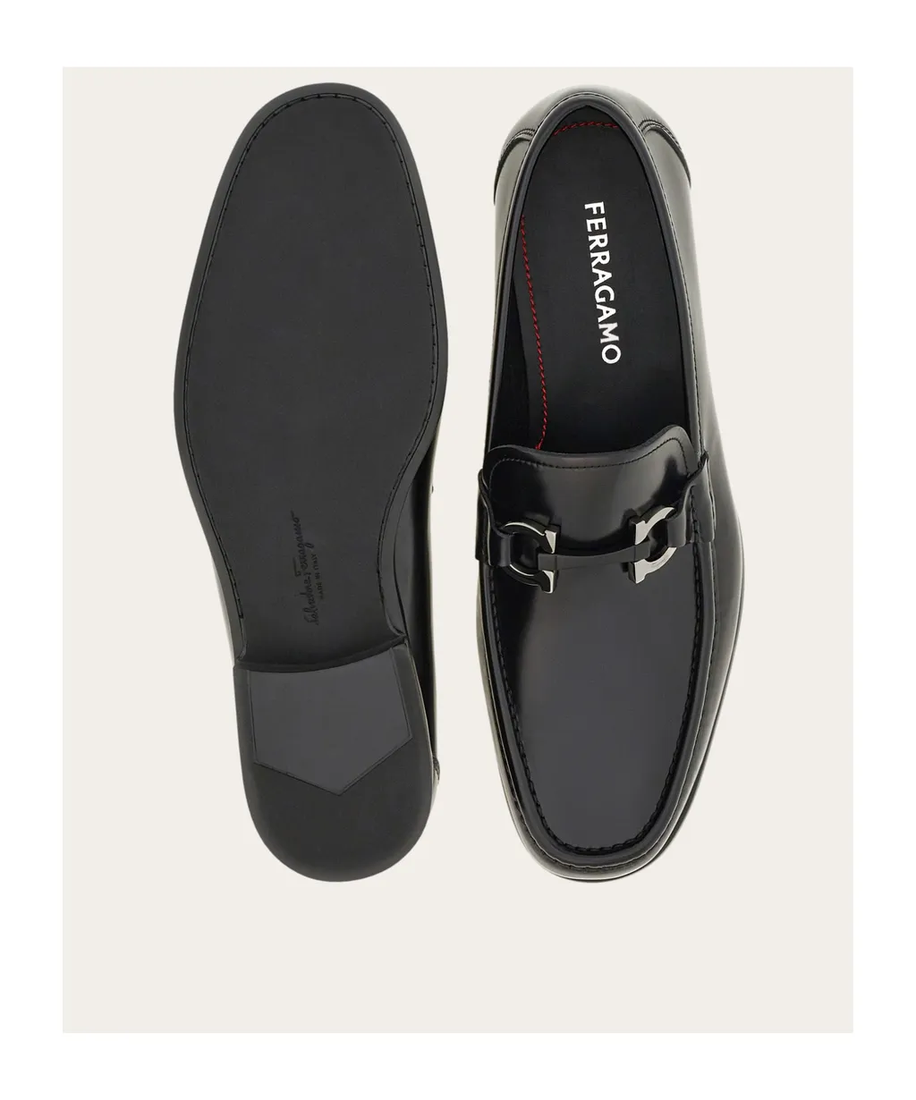 Gancini Horse Buckle Loafers