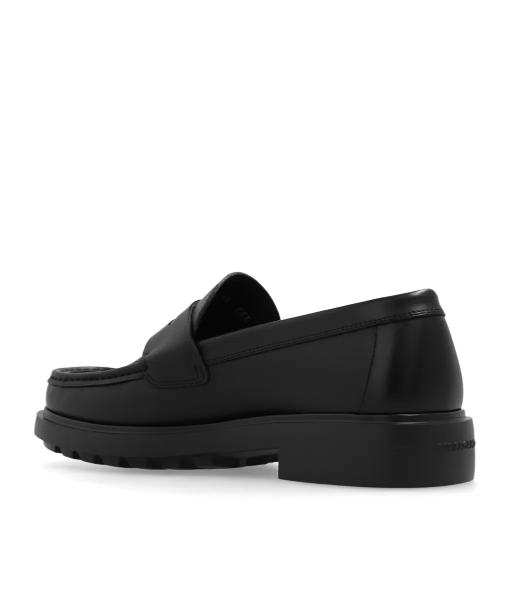 Penny-Slot Leather Loafers