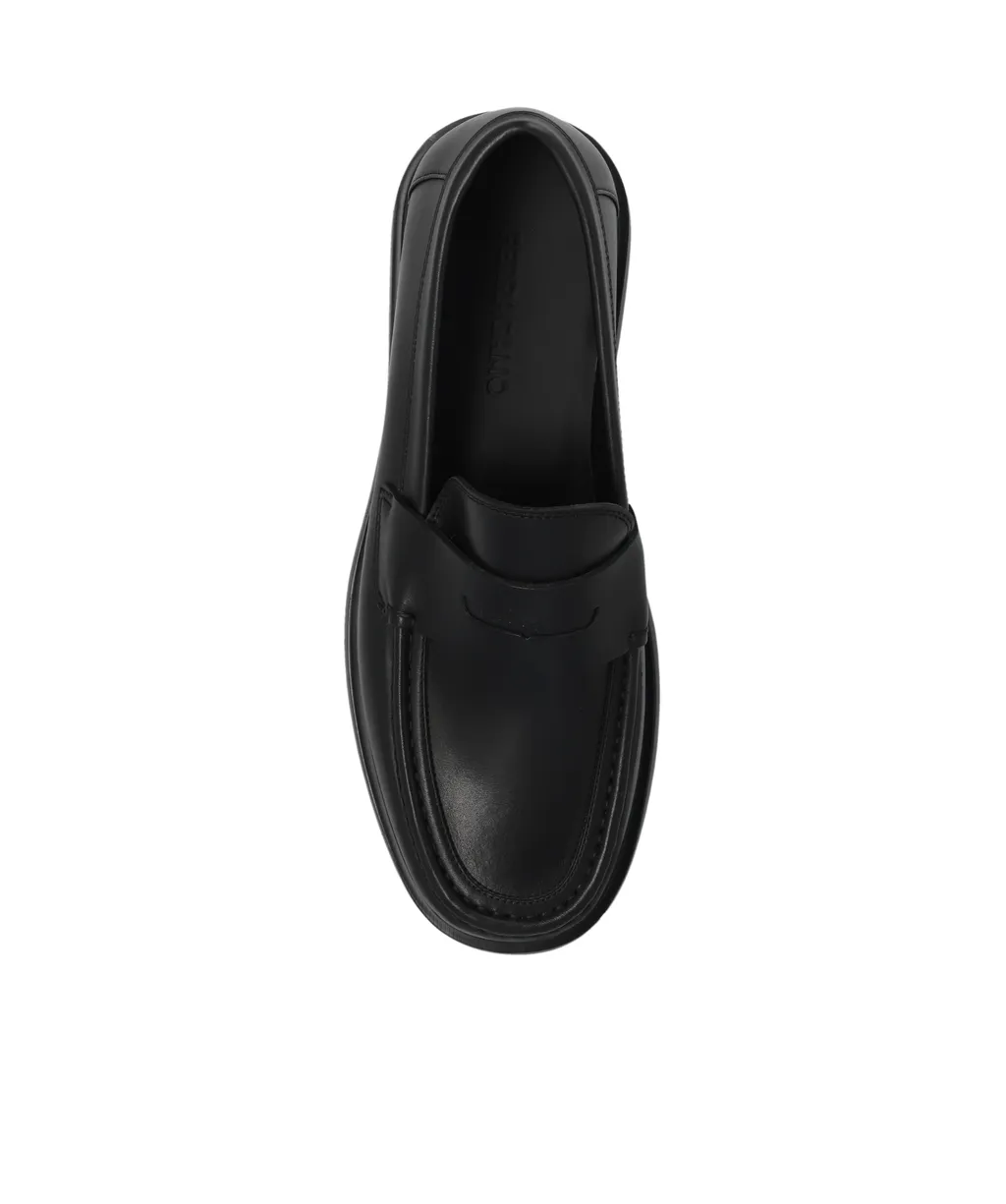 Penny-Slot Leather Loafers