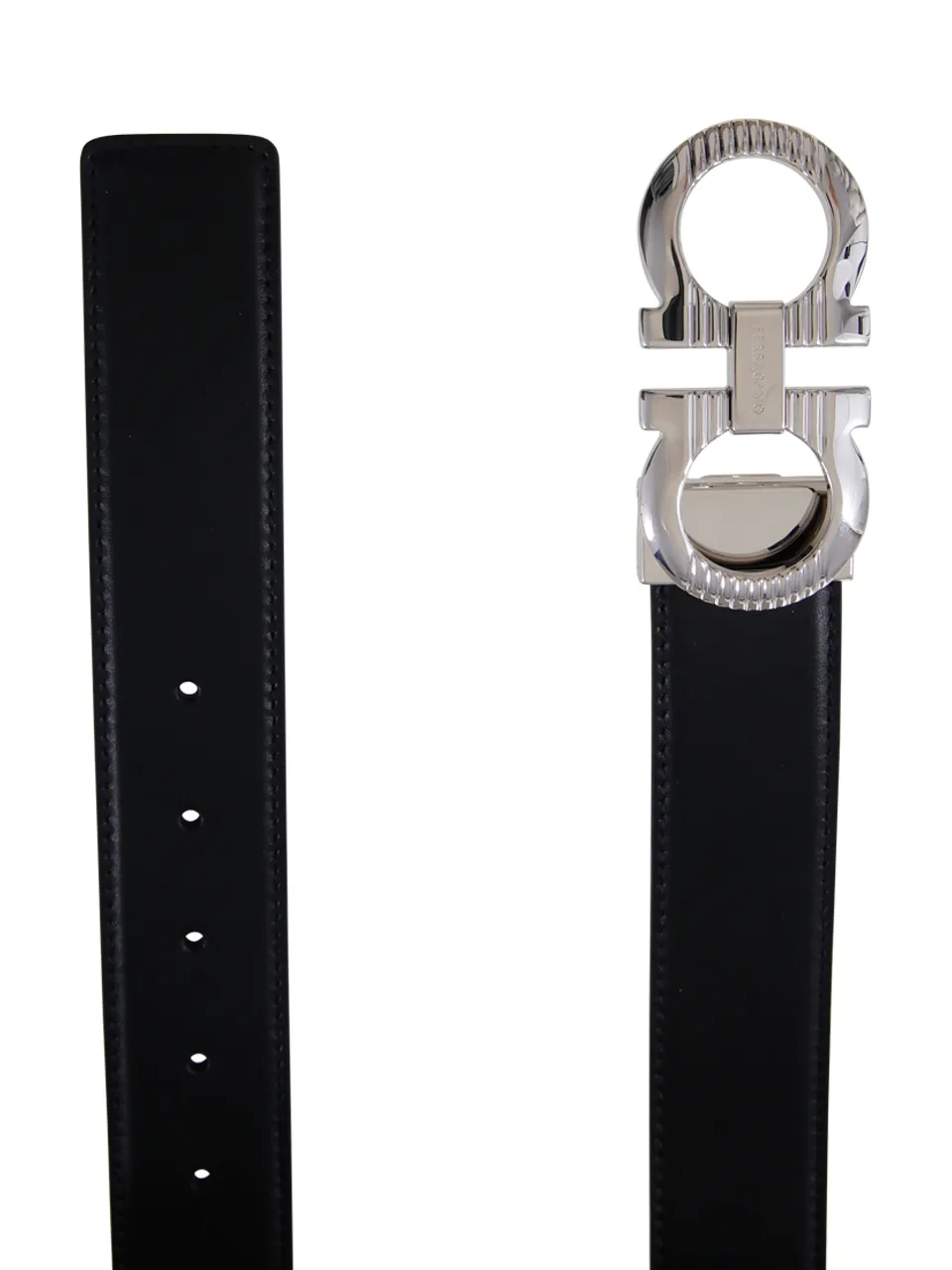 Gancini Buckle Reversible Belt