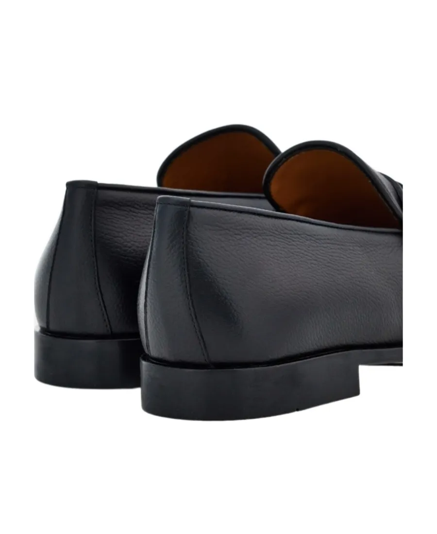 Gancini Plaque Slip-On Loafers