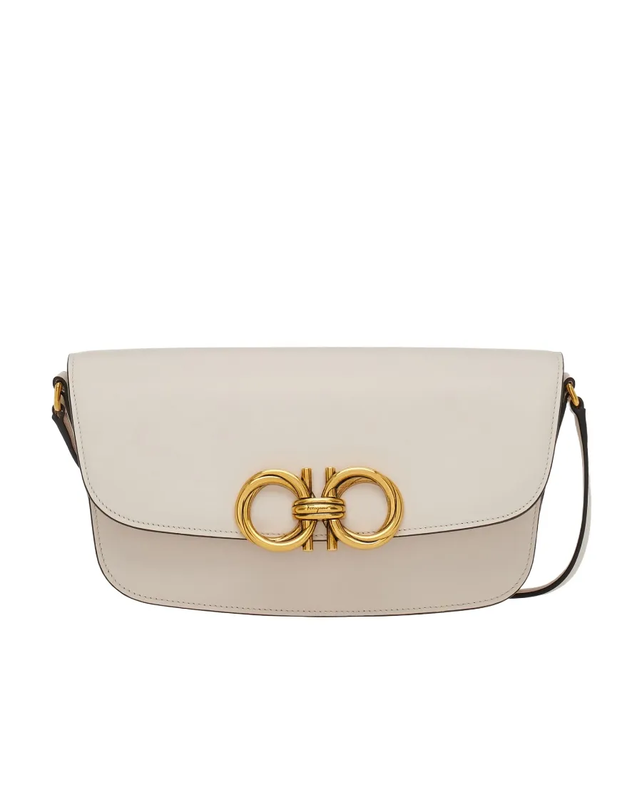 Trapezio Logo Plaque Small Shoulder Bag