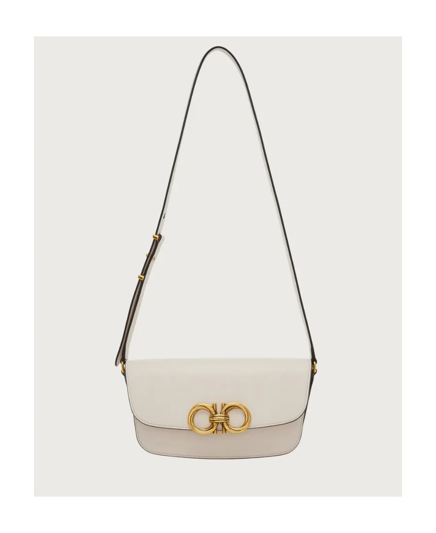 Trapezio Logo Plaque Small Shoulder Bag