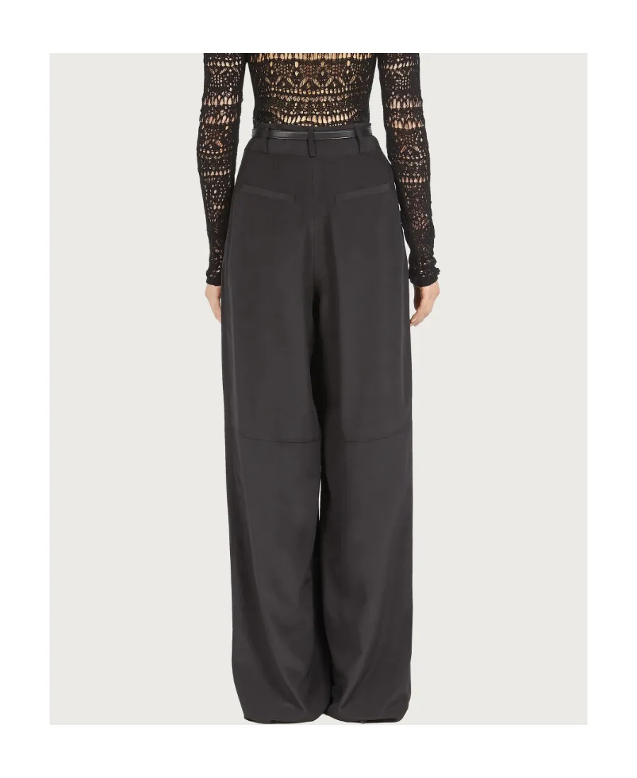 Belted Palazzo Trousers