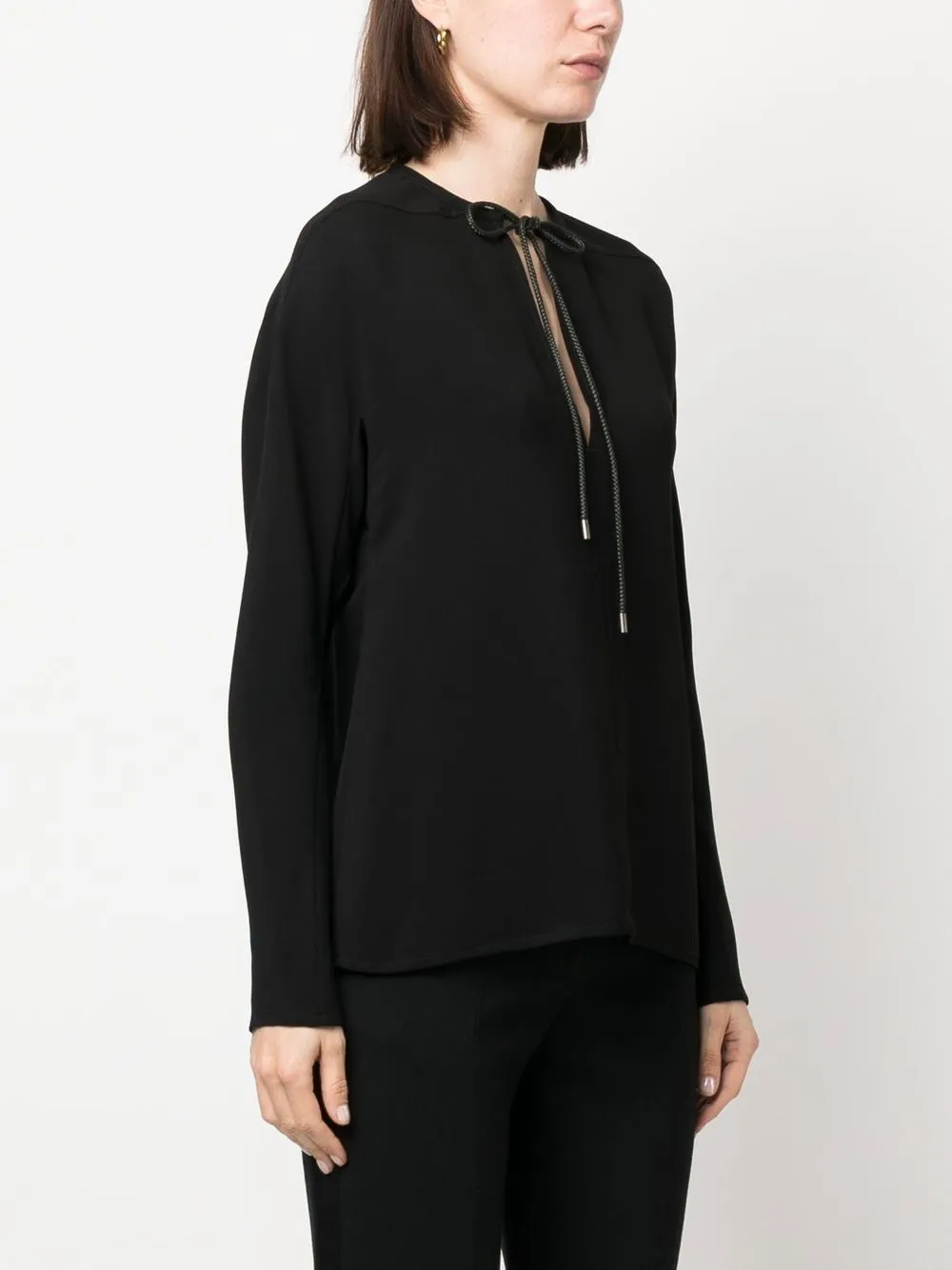 Bow Tie Long-Sleeved Shirt