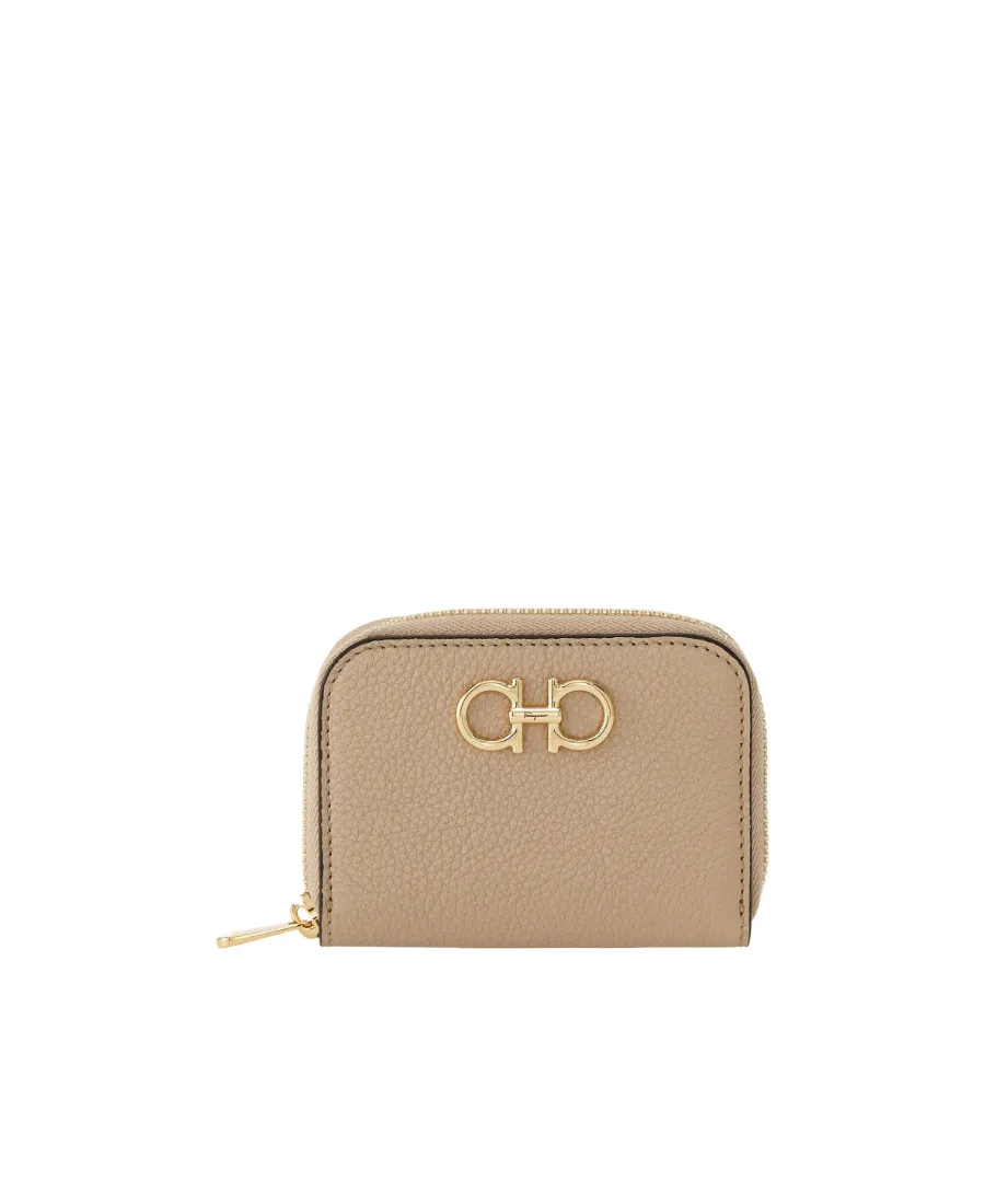 Gancini Zipped Card Holder