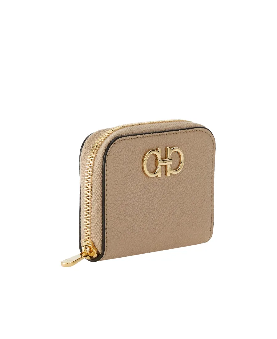 Gancini Zipped Card Holder