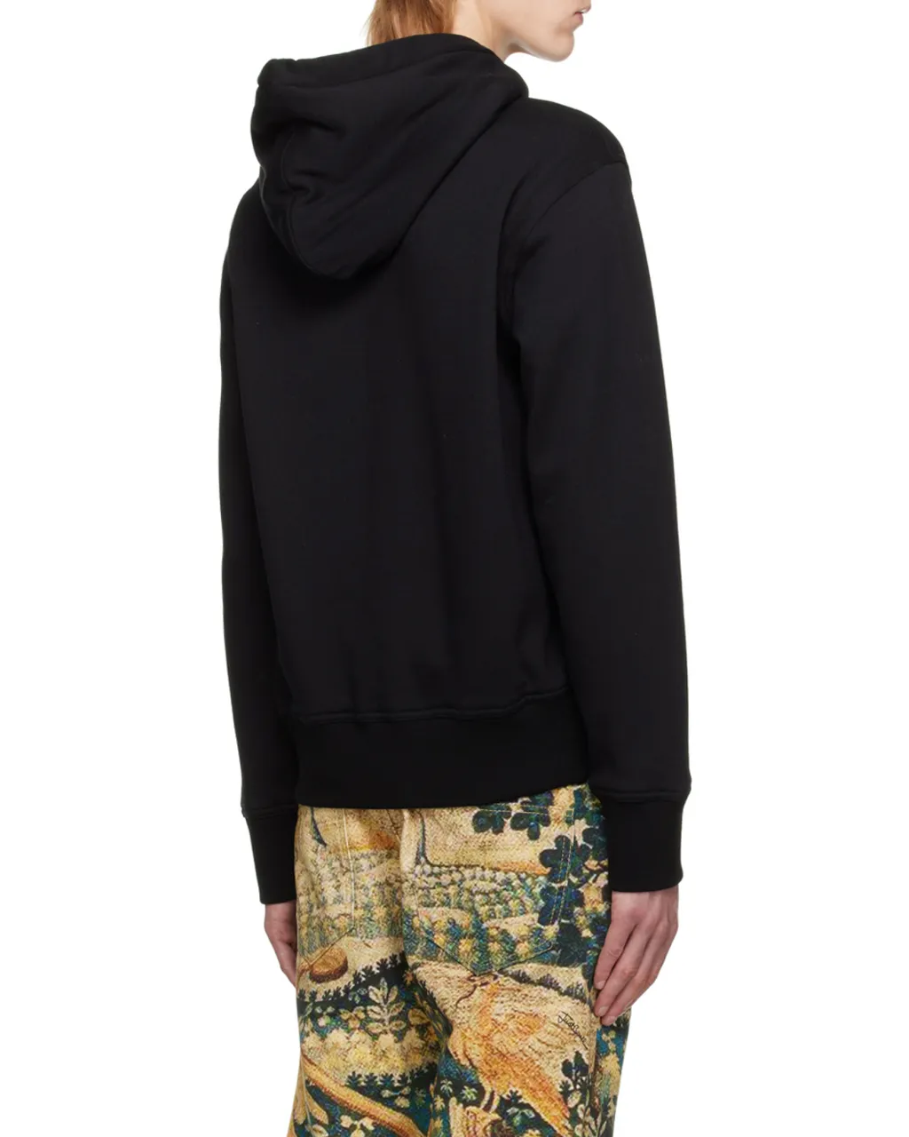 Embroidered-Logo Hoodie