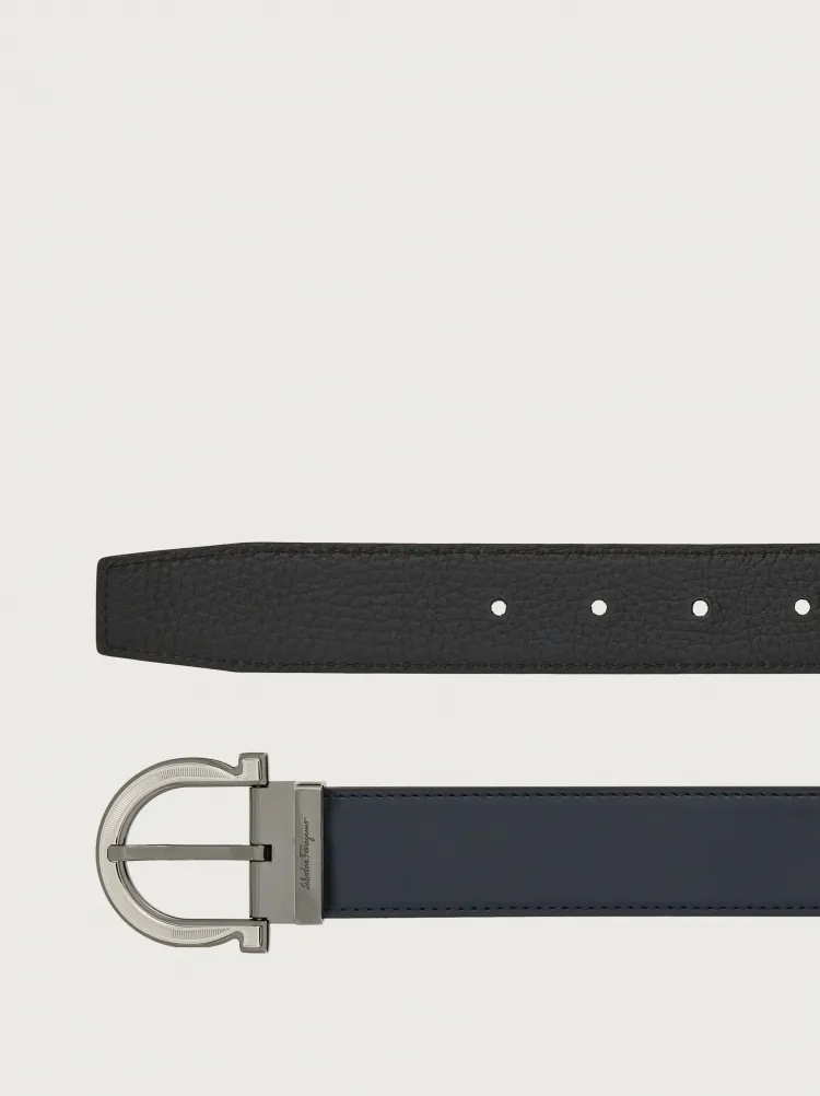 Logo Engraved Buckle Belt