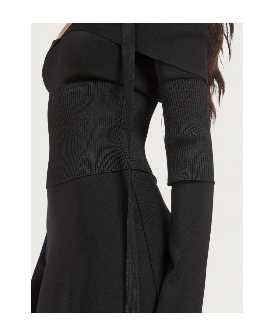 Off-Shoulder Midi Dress