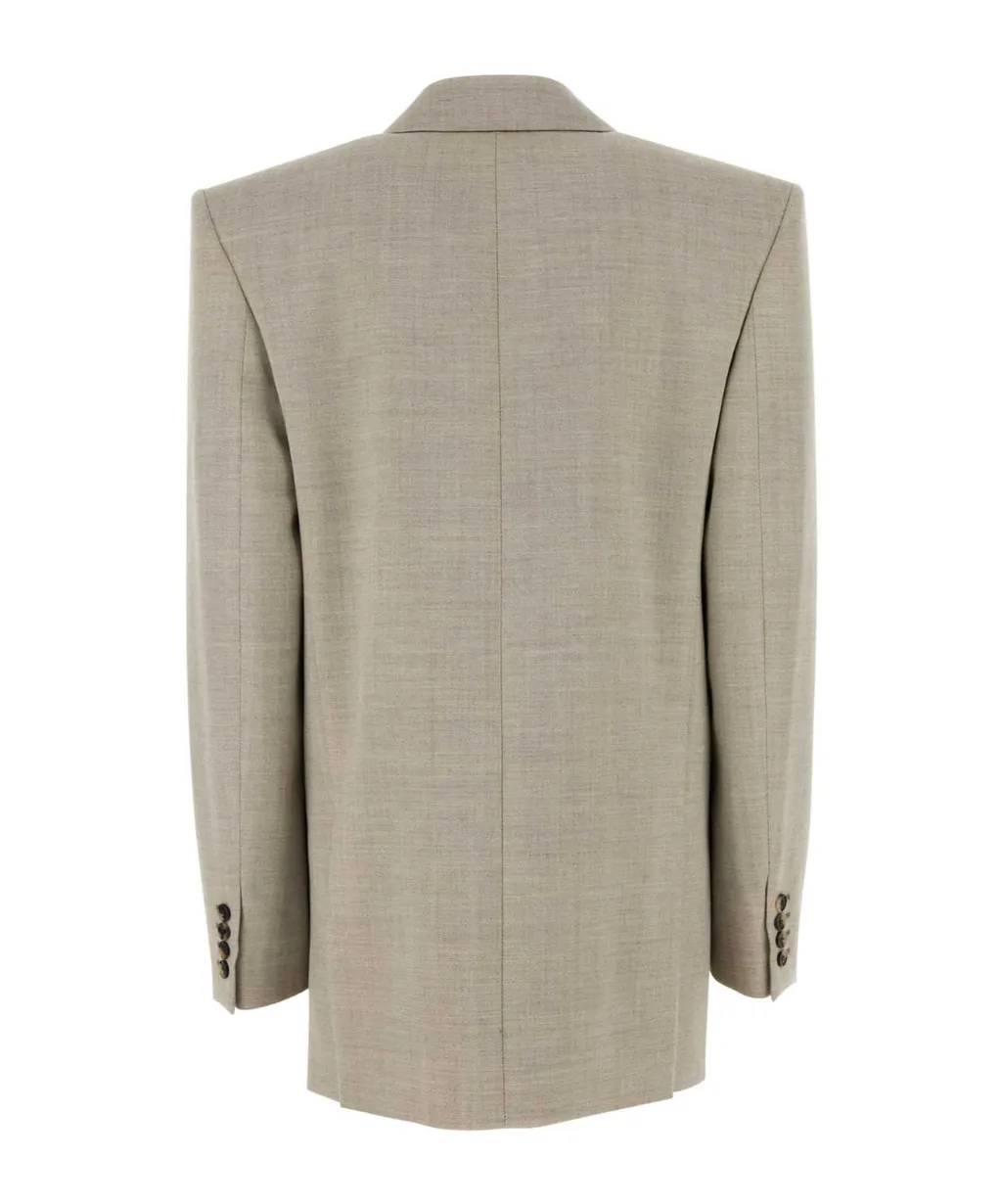Double-Breasted Long-Sleeved Jacket