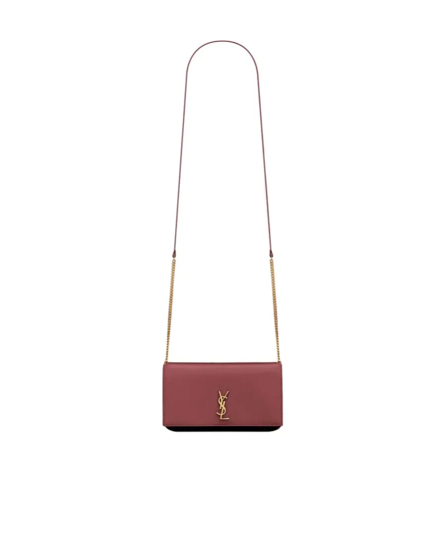 Cassandre Phone Holder In Smooth Leather