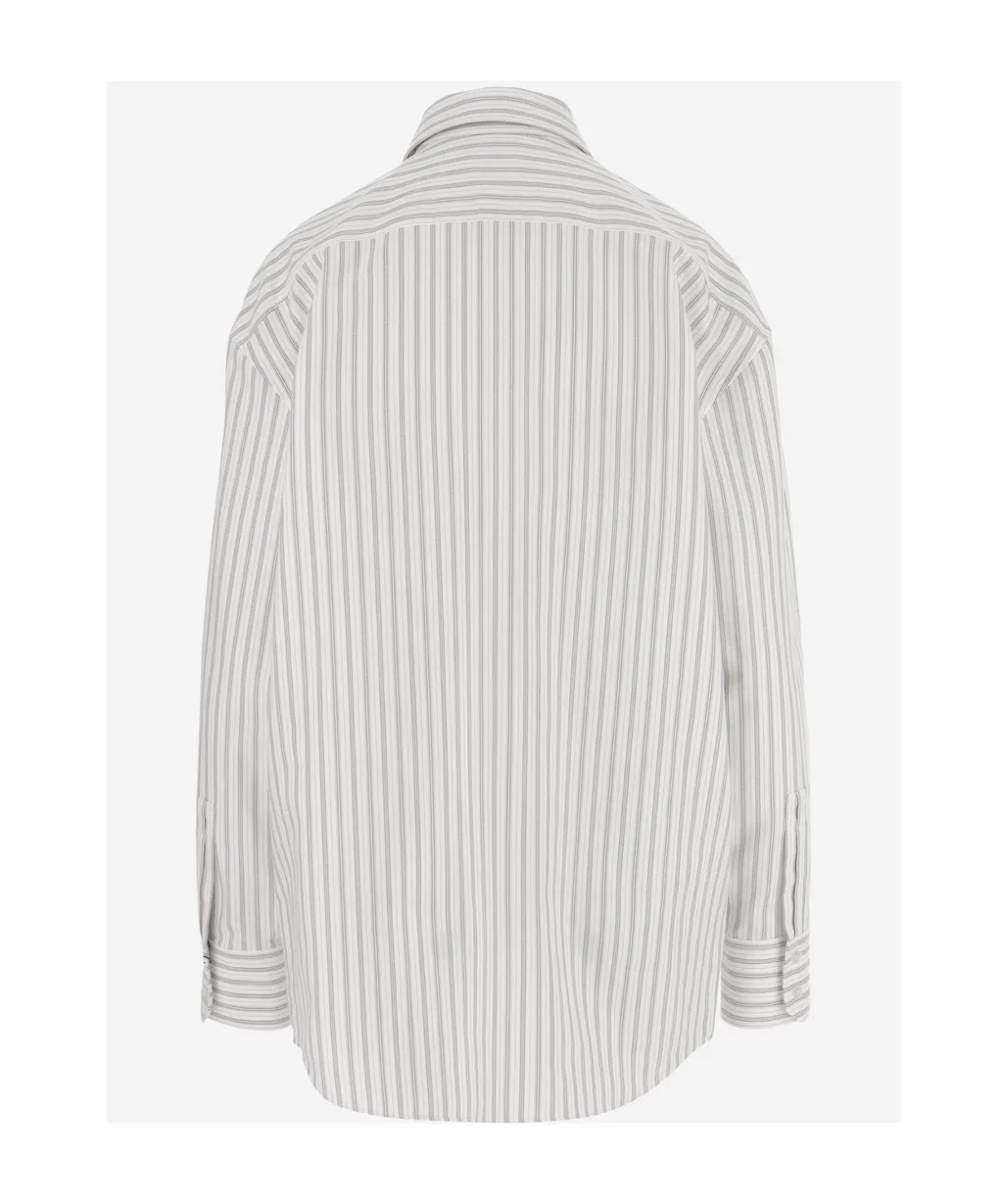 Striped Button-Up Shirt