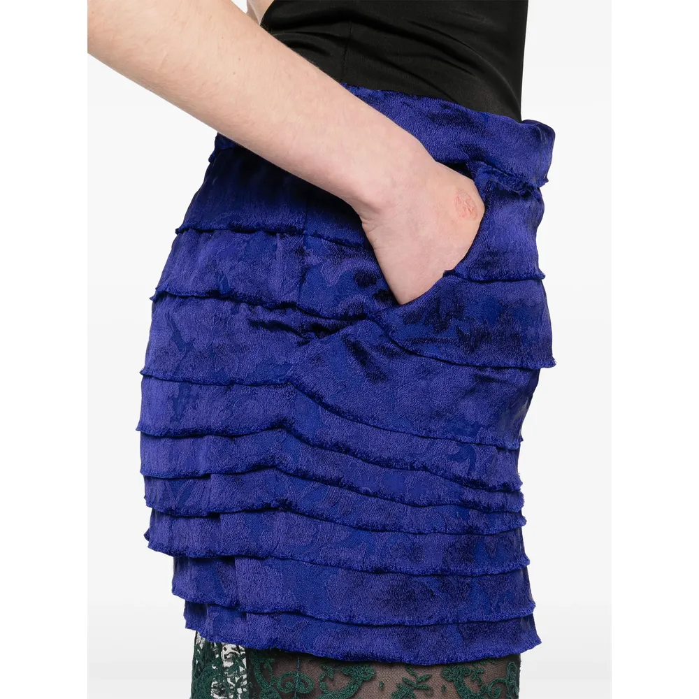 Lace Detailed Mini Skirt