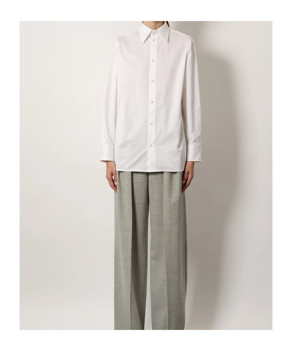 Striped Button-Up Shirt
