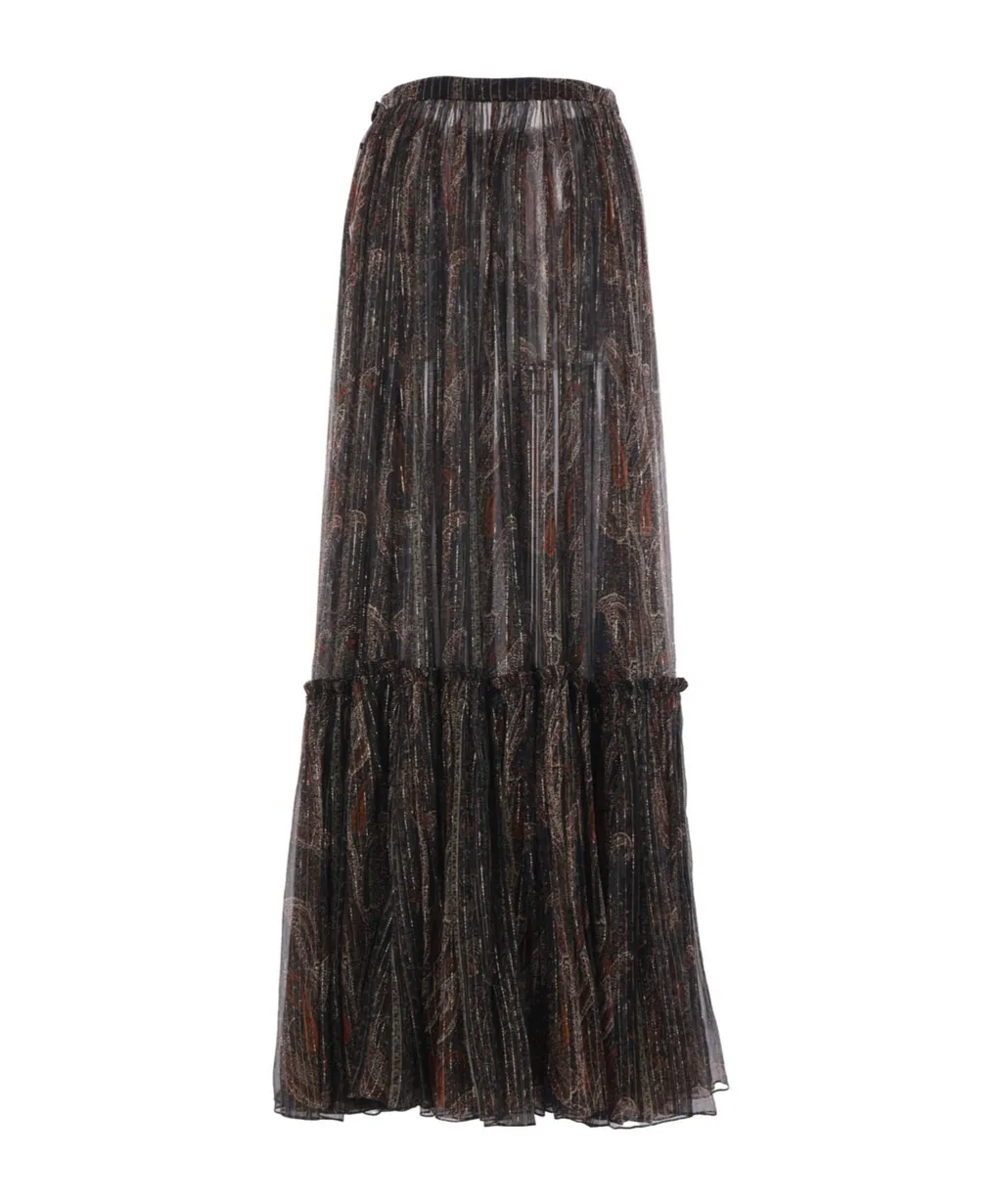 Low-Rise Ruffled Skirt