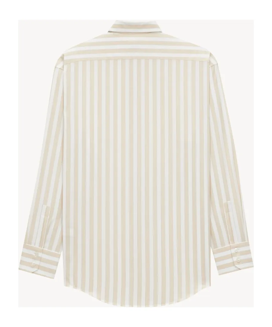 Cassandre Striped Button-Up Shirt