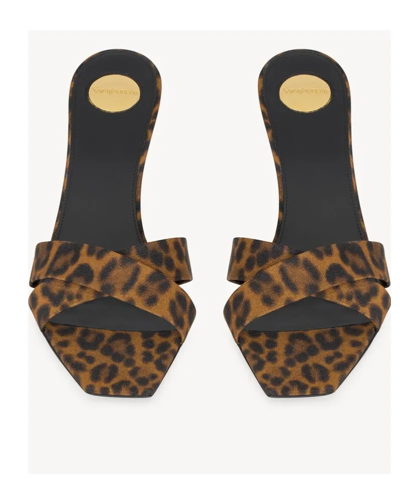 Jill Leopard Mules