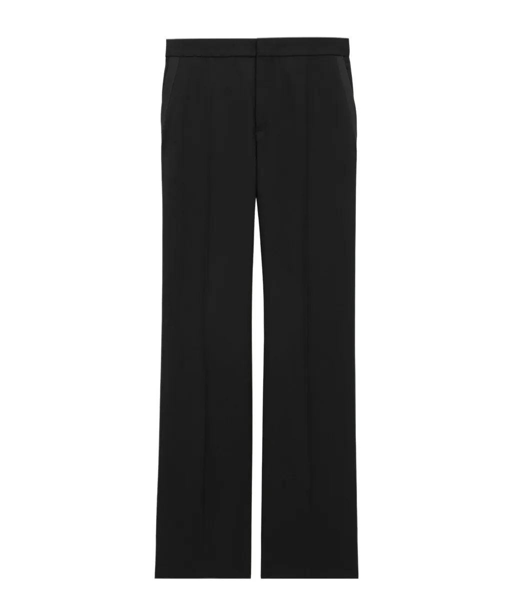 Wide Leg Tuxedo Pants