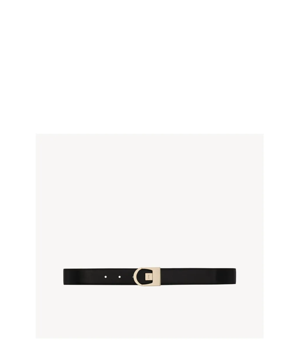 Logo Engraved Reversible Belt