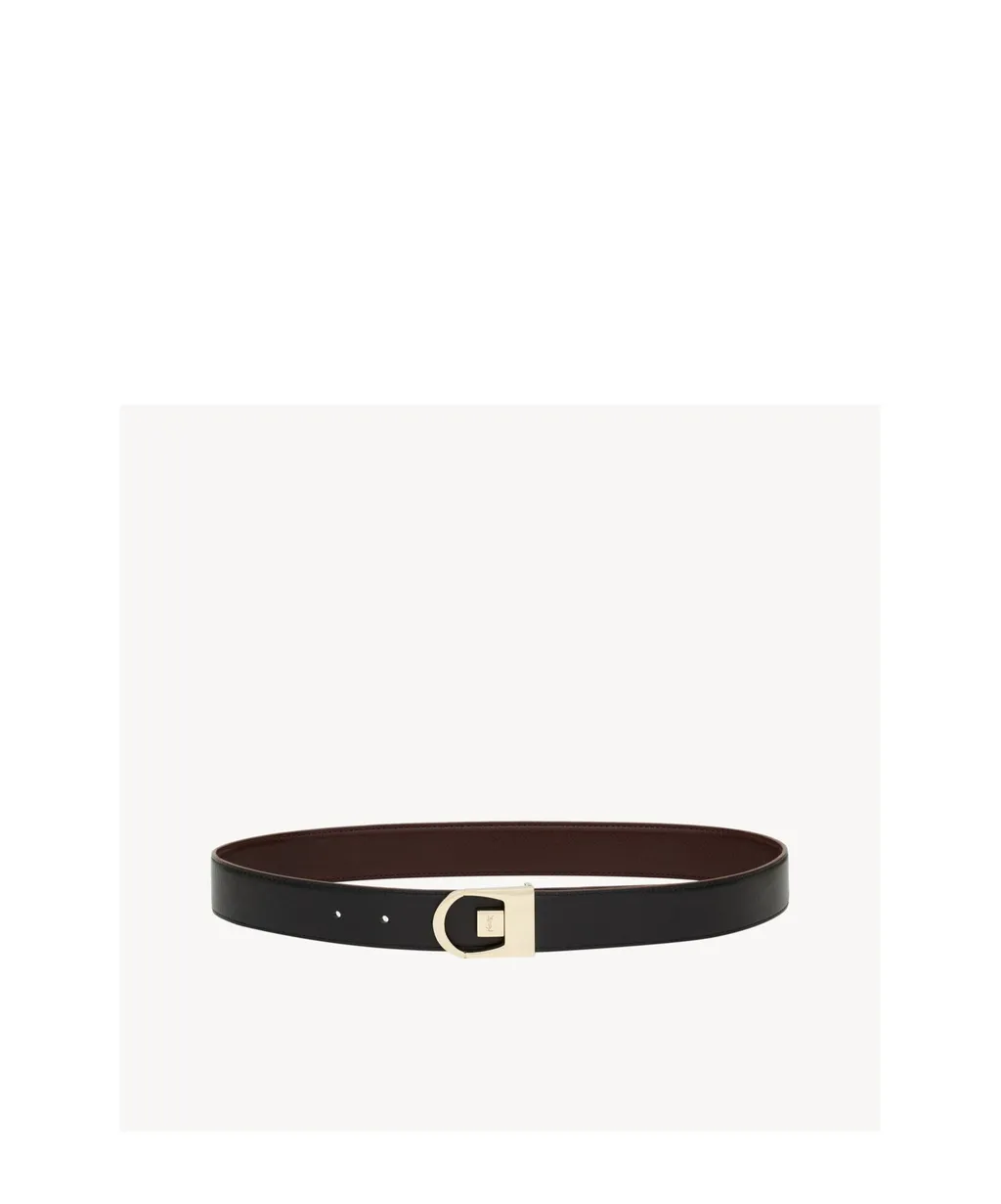 Logo Engraved Reversible Belt