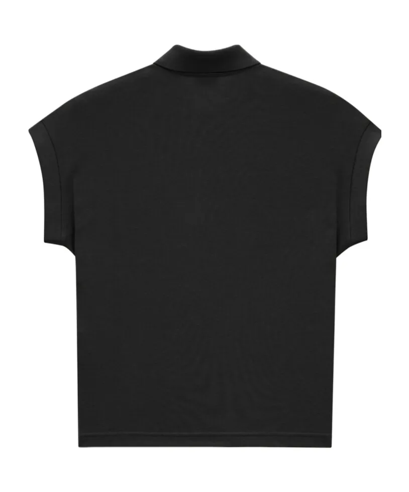 Cassandre Logo Embroidered Polo Shirt