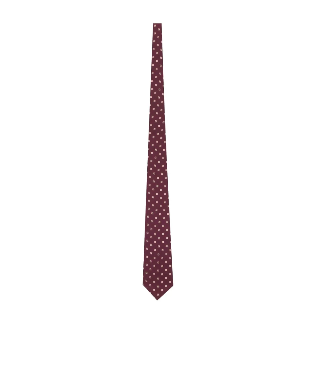 Square Twill Wide Tie
