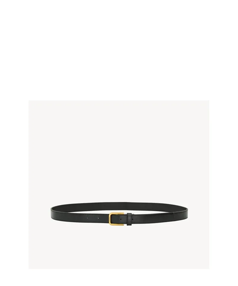 Minimal Logo Engraved Belt