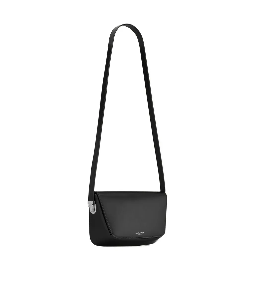 Foldover Top Small Crossbody Bag