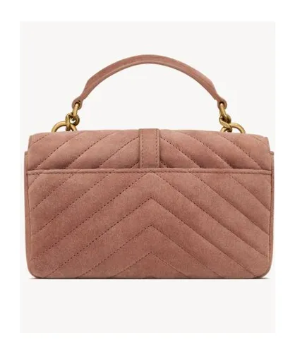 College Mini Suede Bag