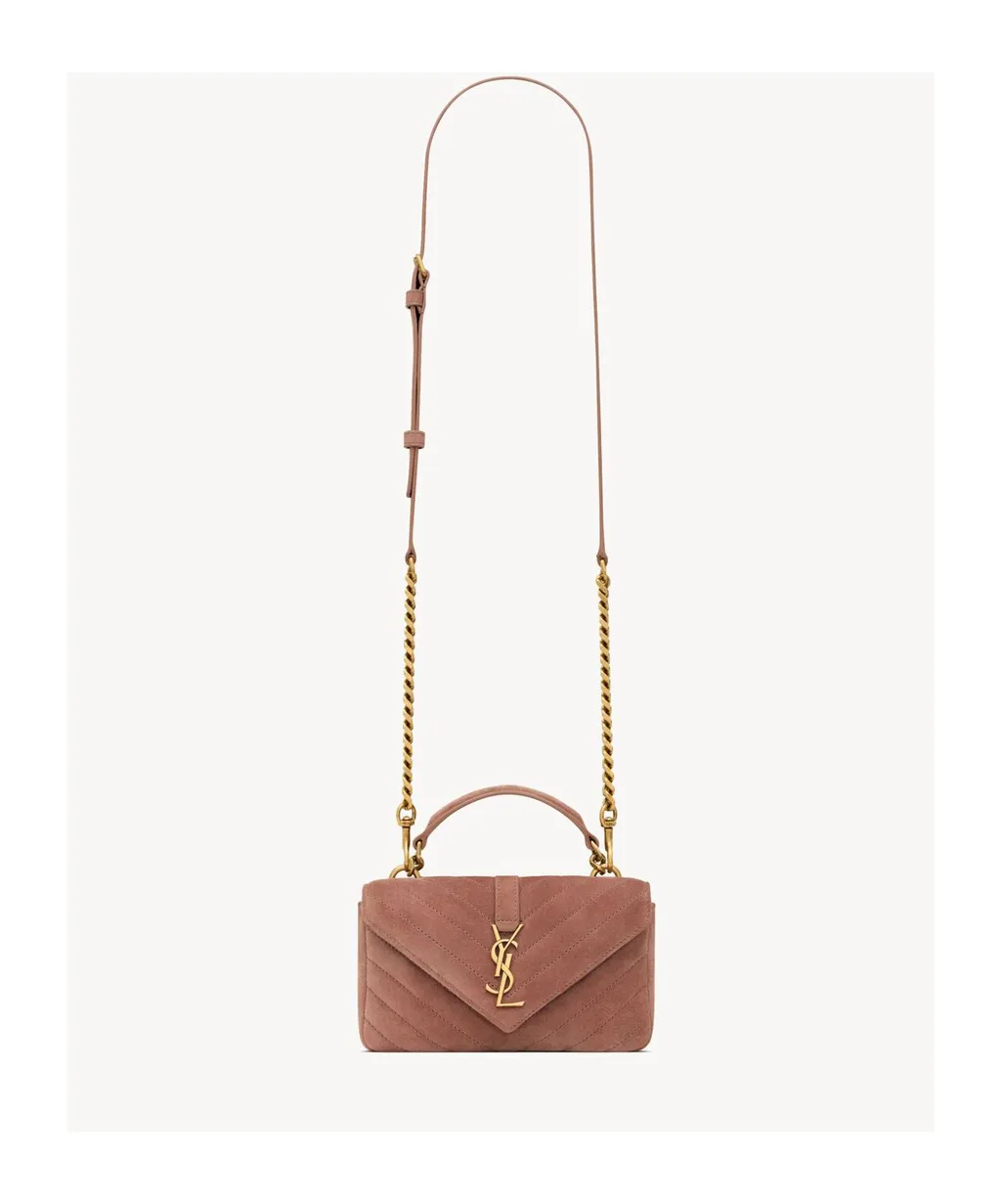 College Mini Suede Bag