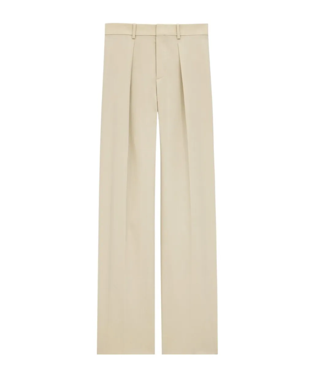Mid-Rise Tailored Pants