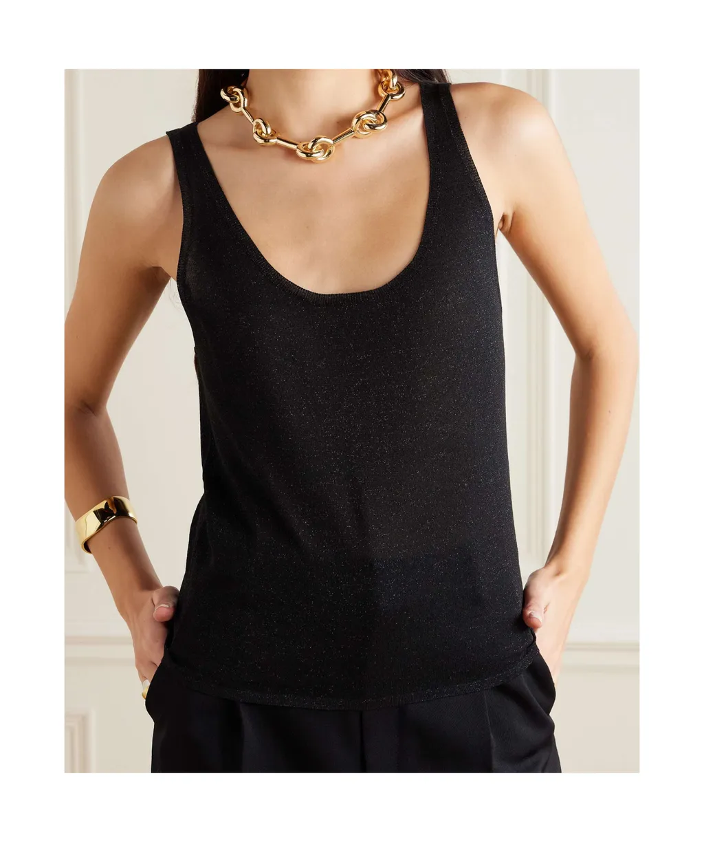 Sleeveless Knitted Tank Top