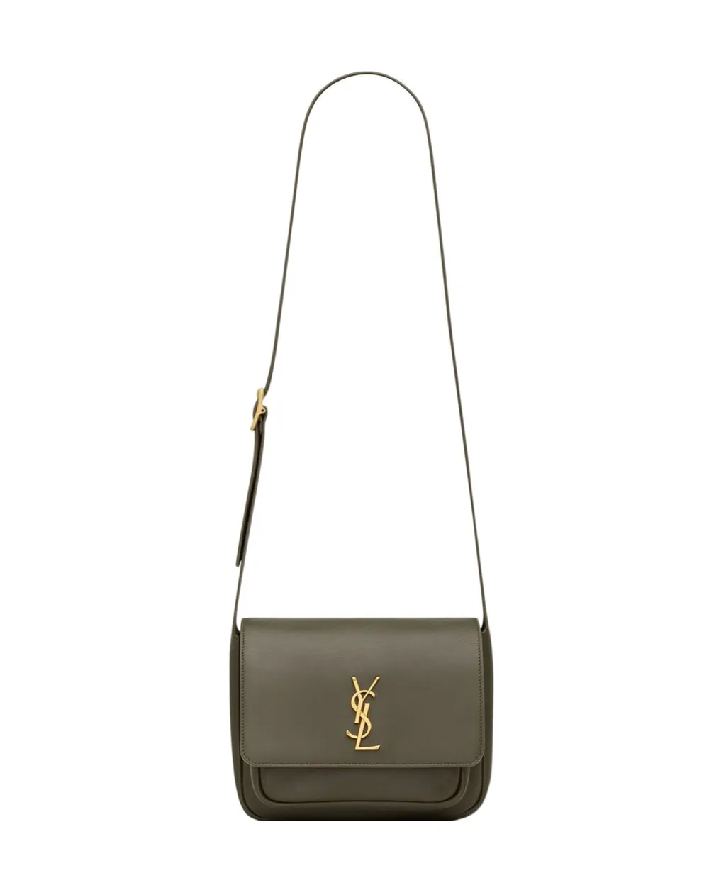Niki Logo Plaque Satchel Bag