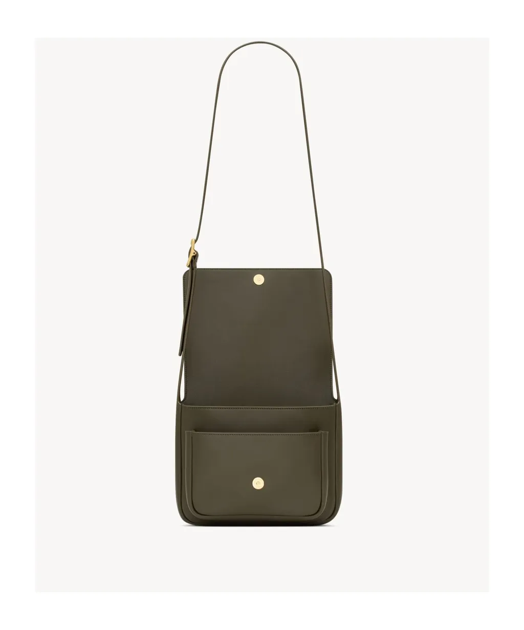 Niki Logo Plaque Satchel Bag