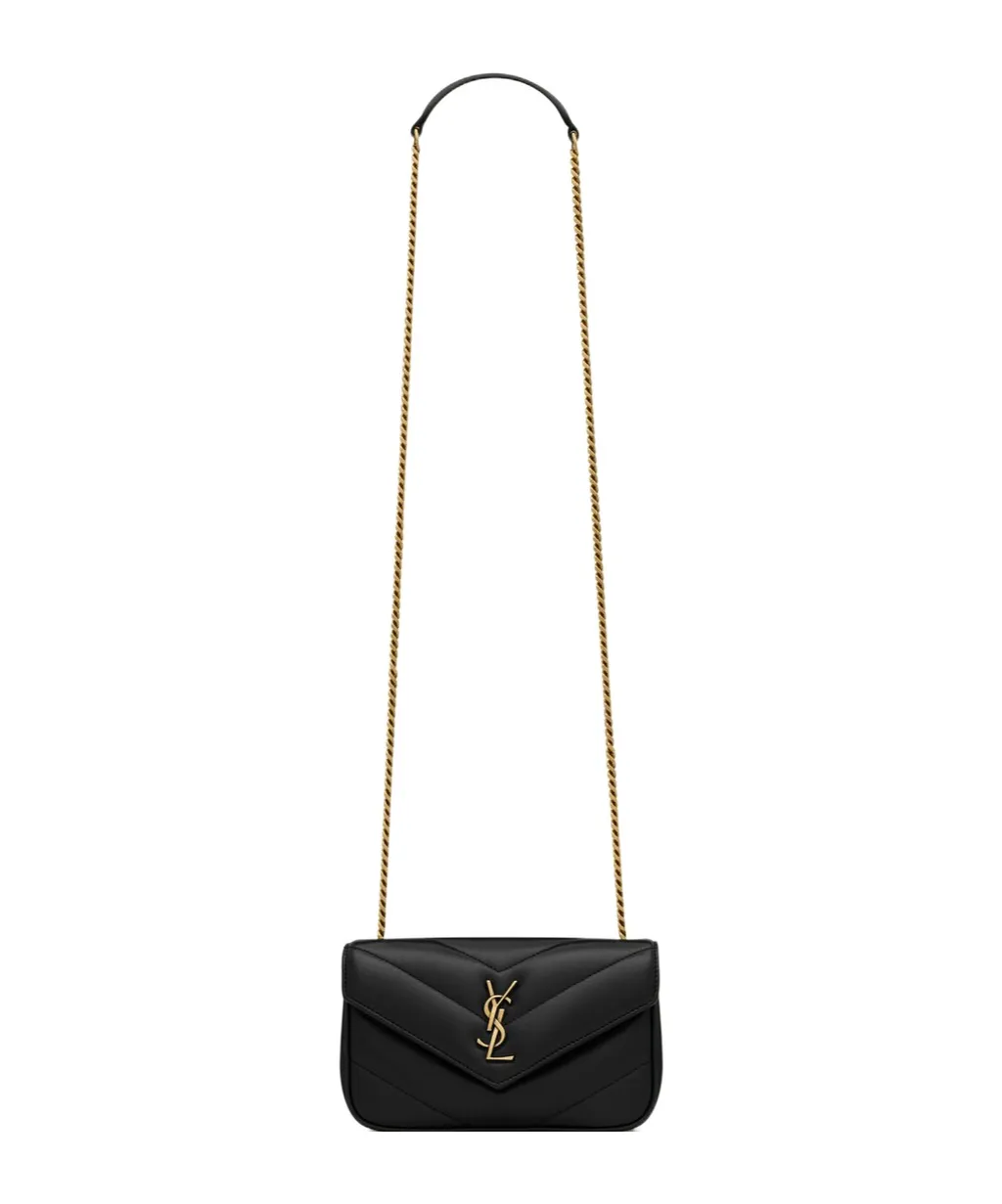 Loulou Logo Plaque Mini Shoulder Bag