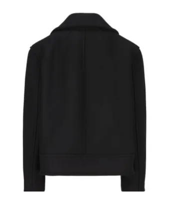 Double-Breasted Cropped Coat