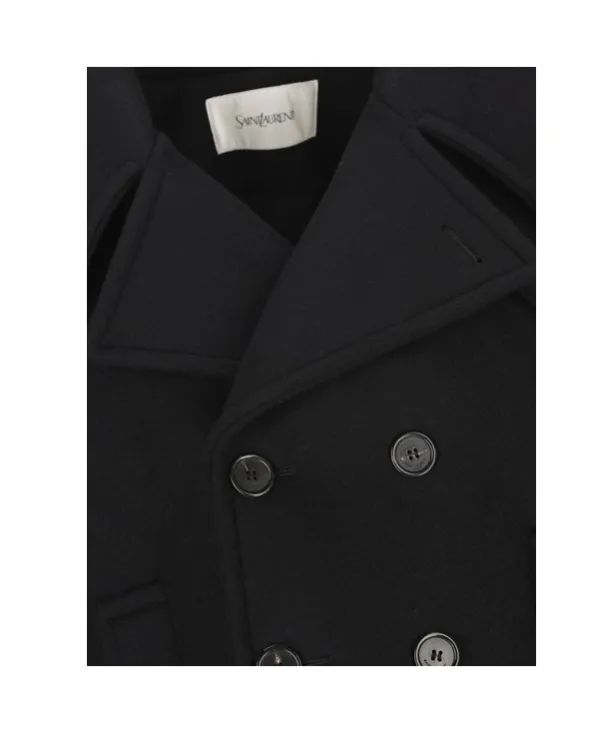 Double-Breasted Cropped Coat