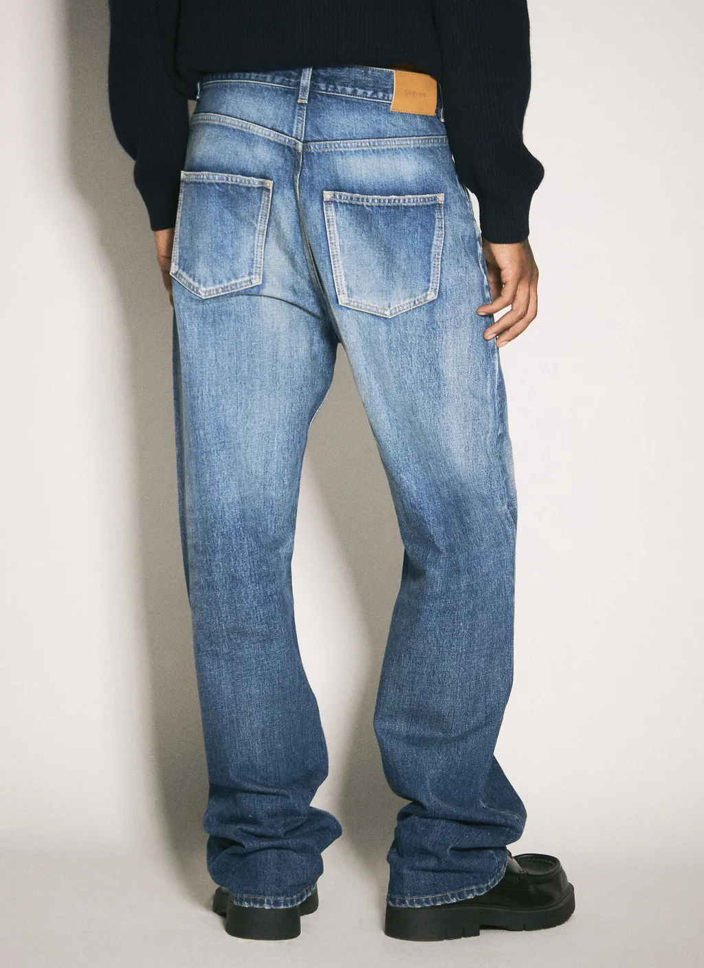 Faded-Wash Jeans