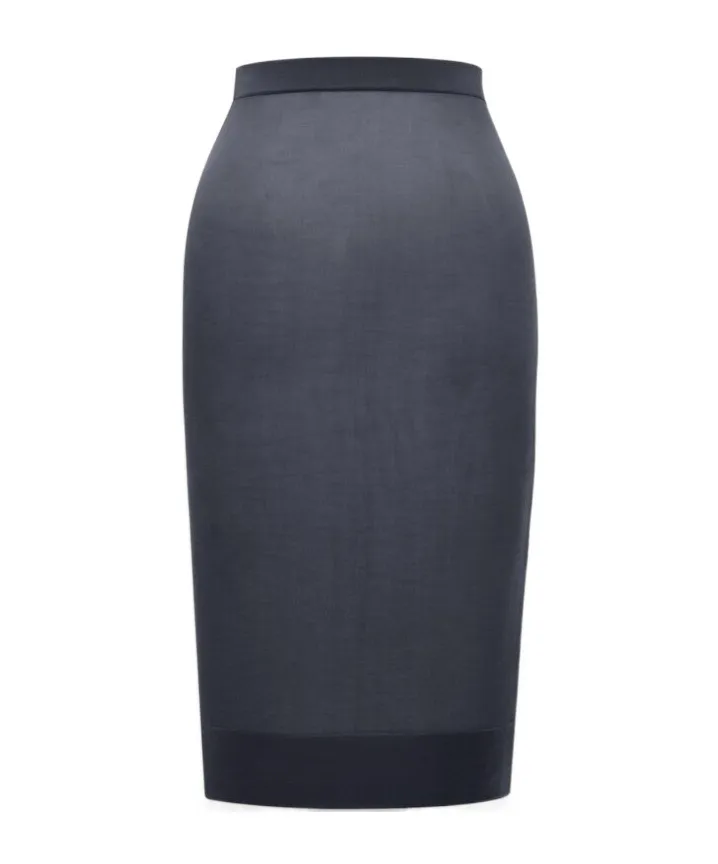 High Waist Knitted Pencil Skirt