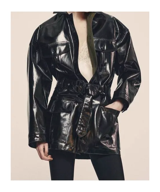 Single-Breasted Saharienne Jacket