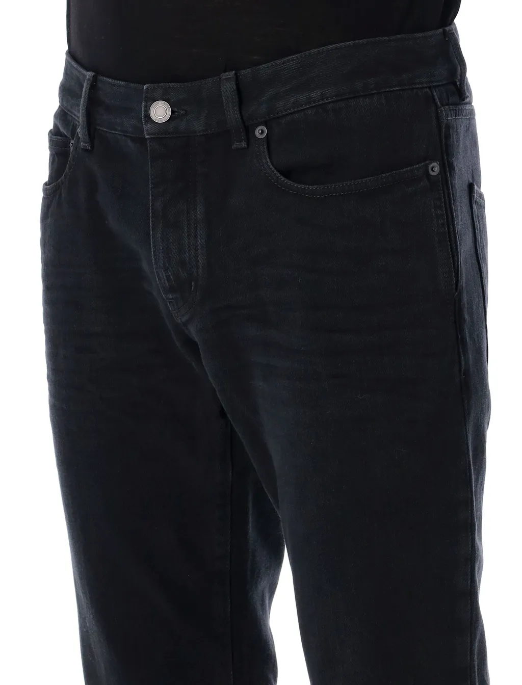 Logo Patch Slim Cut Jeans
