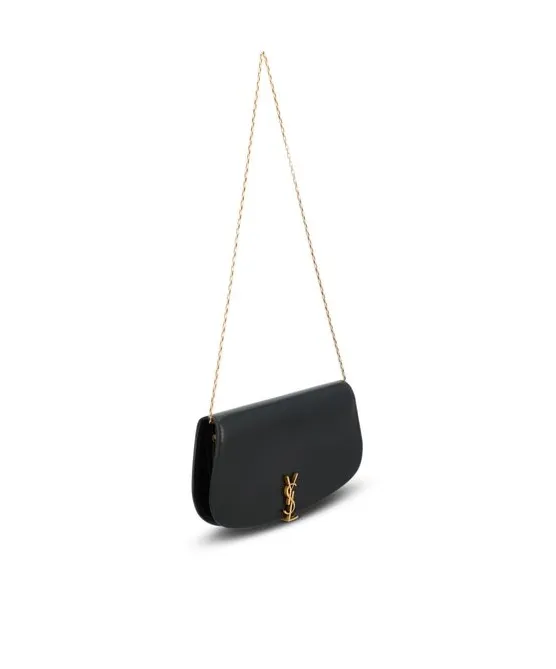 Logo Plaque Foldover Top Shoulder Bag