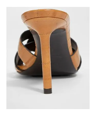 Tribute Square Open Toe Mules