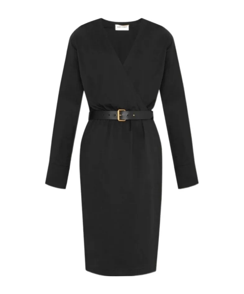 Belted Wrap Dress