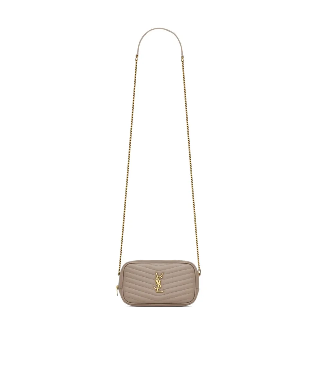 Lou Logo Plaque Mini Shoulder Bag