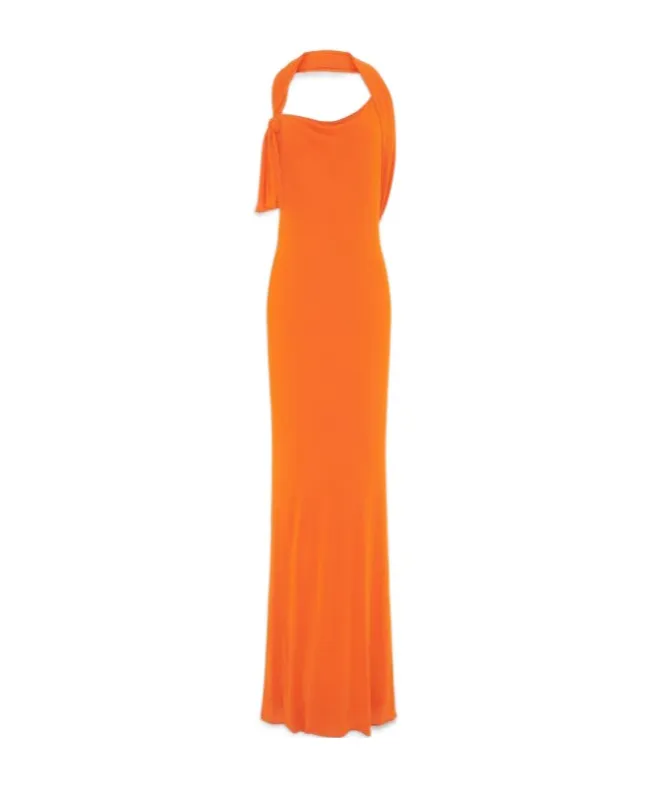 Backless Halter Dress
